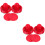 2Ensembles Jeu De Hockey De Table Rouges En ABS Pour Usage Festif 6