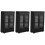 3Pièces Miniature Noir Bois Pour Décoration Maison De 6