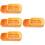 4Pièces Boîte De Plantation Chat Hydroponique Plastique Orange 8