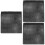 3Pièces Tissu D'absorption Noir Double Couche Pour Cible De Tir 6