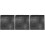3Pièces Tissu D'absorption Noir Double Couche Pour Cible De Tir 4