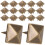 300Pcs Square Claw Studs Copper Rivets for Bags Clothes DIY 2