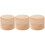 3Pièces Boîtes Rangement Bébé Bois Durable Design Charmant 6