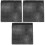 3Pièces Tissu D'absorption Noir Double Couche Pour Cible De Tir 3
