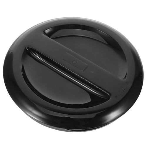 3Pièces Couvercles Multifuntionnels Seau Cuisine Noir 1