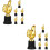 12Pièces Trophées Dorés En Compact Pour Remise De Prix 6