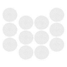 12Pièces Feuilles Maille Plastique Blanches Pour Couture DIY Créatives
