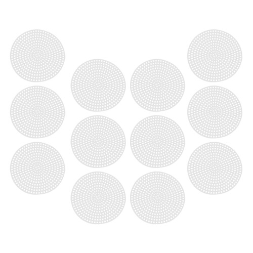 12Pièces Feuilles Maille Plastique Blanches Pour Couture DIY Créatives