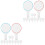 24Pièces Tableaux Effaçables Mousse Colorés Mini Boards Maniables 5