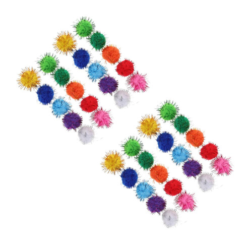 1000Pièces Mini Pompons Légers Multicolores Pour Manuelles 2