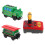 2Pièces Train Électrique Vert En Plastique, Jeu Pour Enfants 2