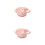 2Ensembles Bols Bébé Avec En Acier Inoxydable Rose Ensemble Repas 8