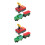 2Pièces Train Électrique Vert En Plastique, Jeu Pour Enfants 5