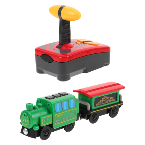 2Pièces Train Électrique Vert En Plastique, Jeu Pour Enfants 2