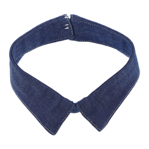 5Pièces Cols Dickey Faux Denim Pour Chemise Et Pull 2