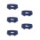 5Pièces Cols Dickey Faux Denim Pour Chemise Et Pull 9
