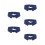 5Pièces Cols Dickey Faux Denim Pour Chemise Et Pull 5