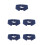 5Pièces Cols Dickey Faux Denim Pour Chemise Et Pull 7