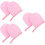 6Pièces Autobronzants Peluche Rose Pour Lotion 9