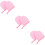 6Pièces Autobronzants Peluche Rose Pour Lotion 11