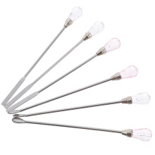 24Pièces Bâtons Agitateurs Métal Pour Sceau Cire Mélange Précis