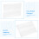 porte-badge transparent, support suspendu, lot de 1 6