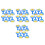 8Ensembles Brosses Sponge Graphisme Haute Qualité Pour Enfants 7