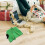 4Pièces Transport Chat Vert Toile Lavable Usage Extérieur 3