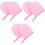 6Pièces Autobronzants Peluche Rose Pour Lotion 5