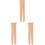 3Pièces Collants De Patinage Beige Épais Nylon Avec Fixation 4