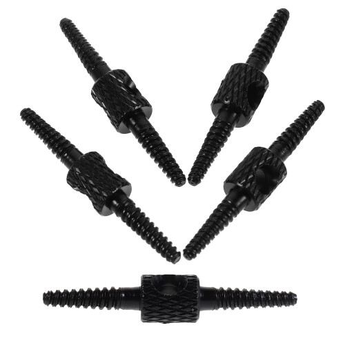 20Pièces Accessoire Aluminium Noir Pour Protection Câbles