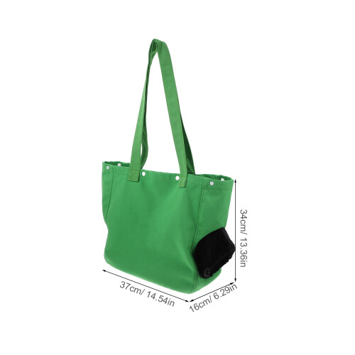 4Pièces Transport Chat Vert Toile Lavable Usage Extérieur 1