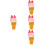 4Pièces Figurines Glace Simulation PVC Décor Photo 6