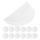 100Pcs Reusable White Silicone Steamer Liners Non-Stick Kitchen Mats 1