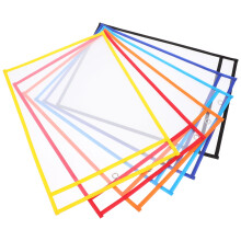12Pièces Effaçables PVC Couleurs Variées Pour Usage Scolaire