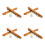 8Pièces Support Mural Bois Pour Queue De Billard, 6 Trous, Maison 4