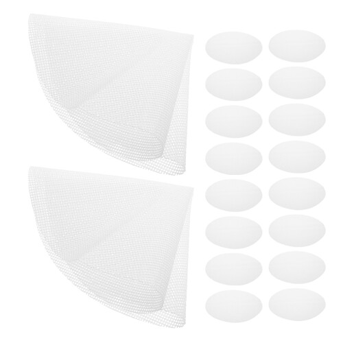 100Pcs Reusable White Silicone Steamer Liners Non-Stick Kitchen Mats 2