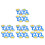 8Ensembles Brosses Sponge Graphisme Haute Qualité Pour Enfants 5
