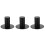 3Pièces Support Enceinte En Fer Noir Avec Fixation Stable Et Solide 4
