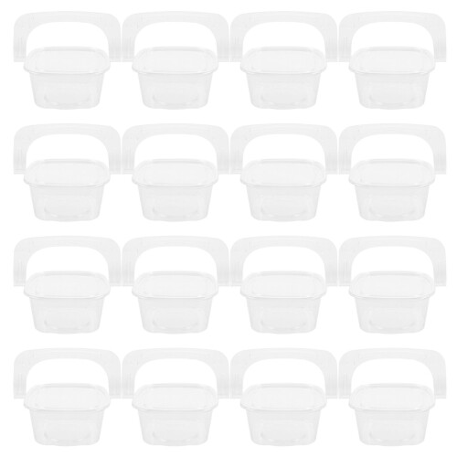 100Pièces Boîtes Transparentes Pour Fruits Gâteaux 1