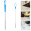 4Pièces Ensemble Brosse Nettoyage Goupillon Long Multi-Usages 9