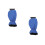 2Pièces Grattoirs À Glace Bleu Pp+tissu Pour Pare- 7