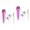 2Pièces Petit Microphone Portable Multi-Usage En Plastique Coloré 3