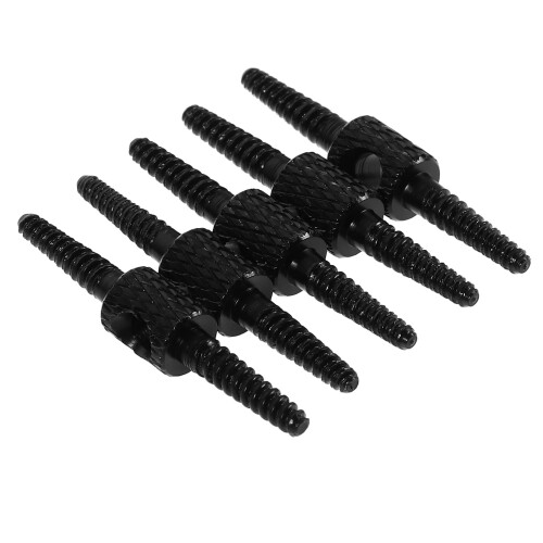 20Pièces Accessoire Aluminium Noir Pour Protection Câbles 2
