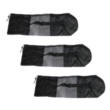 15Pièces De Transport Yoga Mesh Noir Design Élégant Ajustable