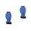 2Pièces Grattoirs À Glace Bleu Pp+tissu Pour Pare- 4
