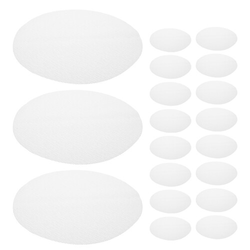 100Pcs Reusable White Silicone Steamer Liners Non-Stick Kitchen Mats 1