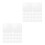 300Pcs Clear Self Adhesive Tape Removable Double Sided Mounting Strips 4