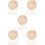 5Ensembles Cartes Bois Bébé Pour Décoration Annonces 8