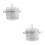 2Pièces En Verre Transparent Poignées Adapté Cuisine 8